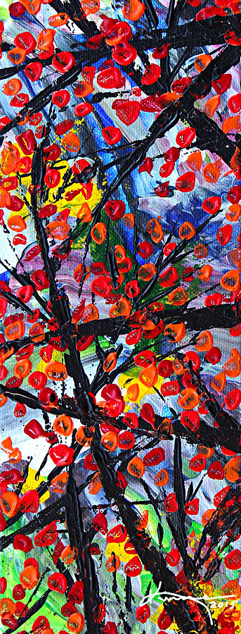 Fall Foliage Painting by Kume Bryant