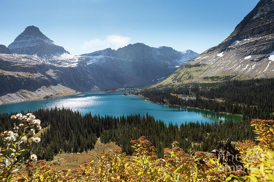 Fall Foliage Overlooking Mountain Lake Photograph by Brandon Alms ...