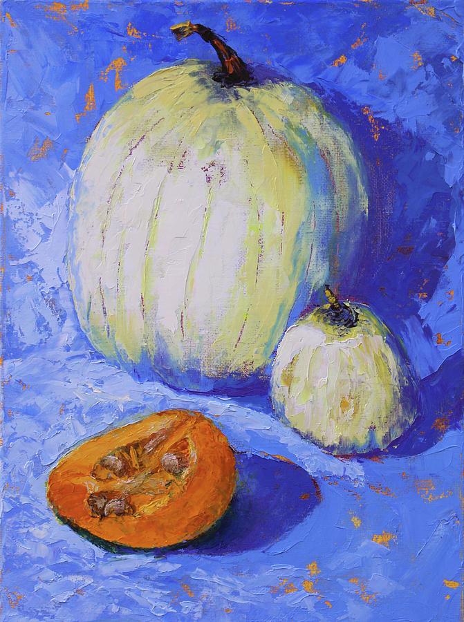 Fall Harvest $165.00 Painting by Rebecca Hauschild
