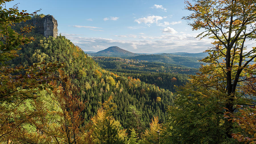 Fall in Bohemian Switzerland Photograph by Andreas Levi
