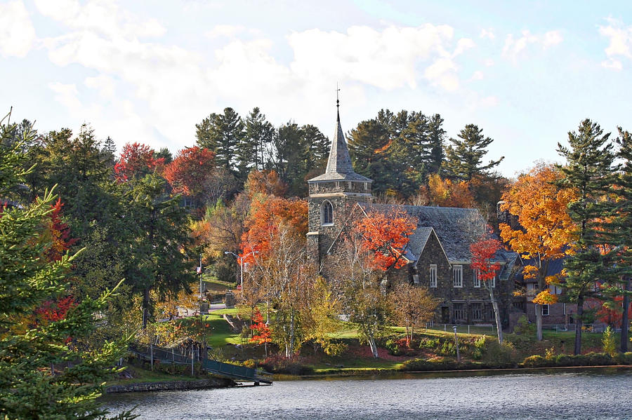 Fall in Lake Placid Photograph by John A Megaw