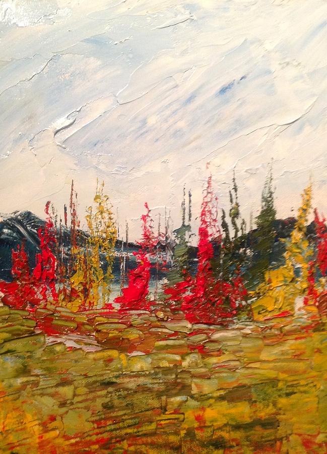 Fall in Oil No. 2 Painting by Desmond Raymond