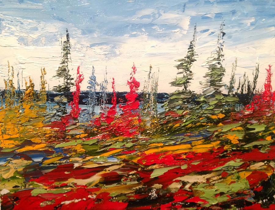 Fall in Oil No.1 Painting by Desmond Raymond