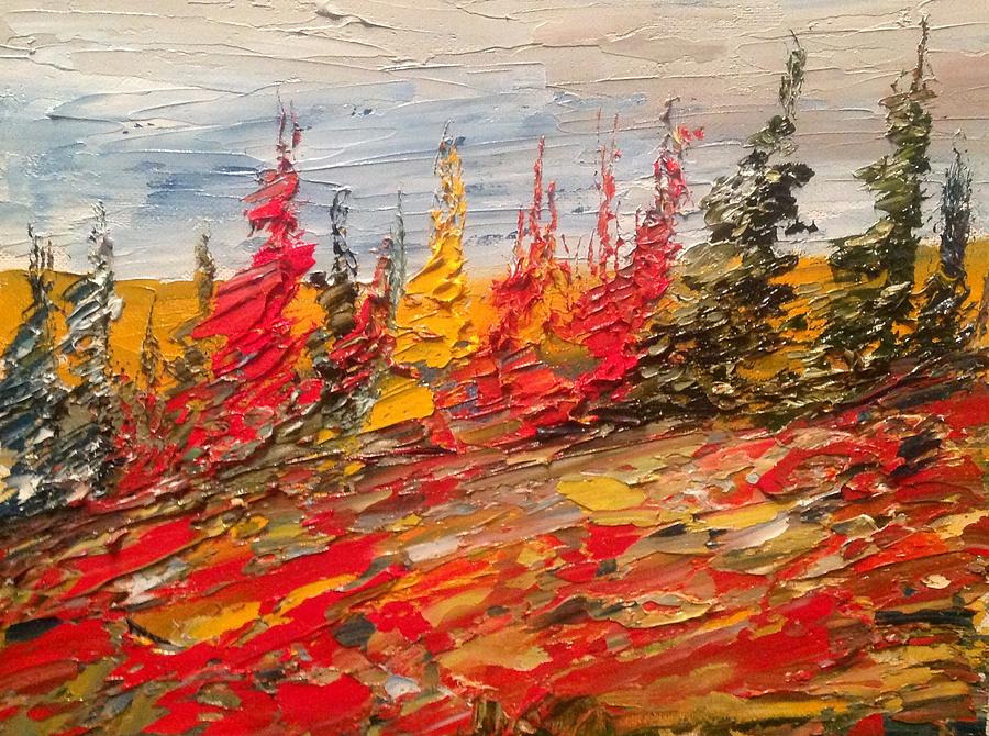 Fall in Oil No.3 Painting by Desmond Raymond