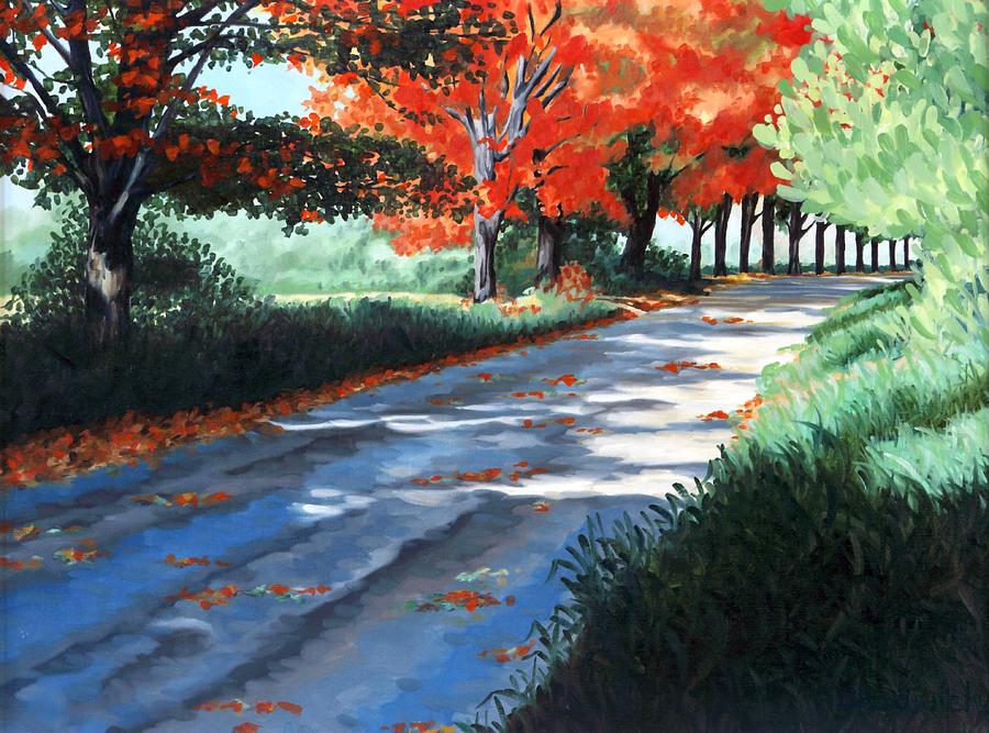 Fall in Ontario Painting by Phil Chadwick