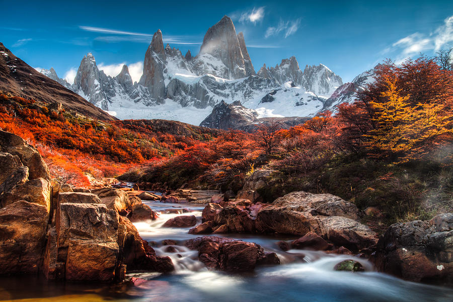 Fall In Patagonia Photograph by Walt Sterneman