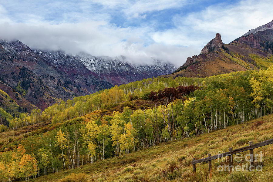Mountain Photograph - Fall in Telluride by Ronda Kimbrow