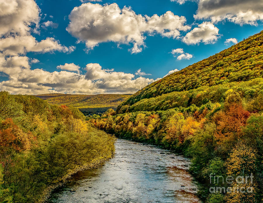Fall in the Lehigh Gorge Photograph by Nick Zelinsky Jr