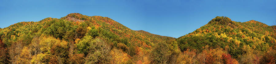 Fall in the Mountains Panorama Photograph by Jill Lang