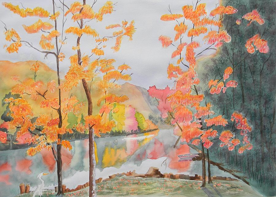 Fall In Virginia  Painting by Warren Thompson