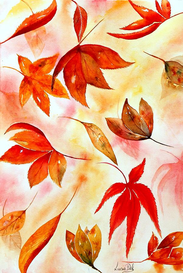 Fall Painting - Fall by Lucia Del
