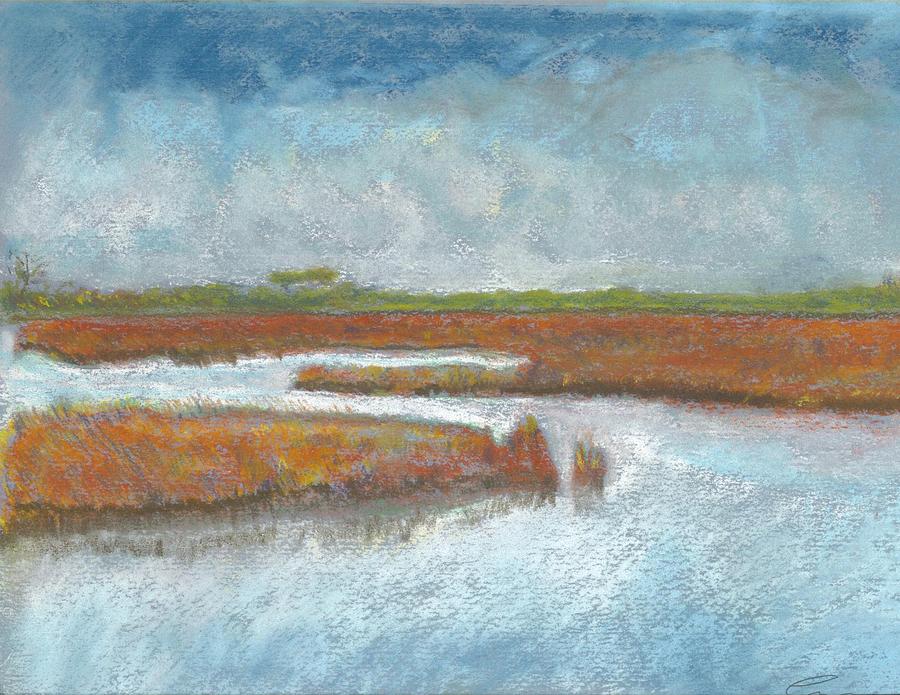 Marsh Pastel - Fall Marsh by Everett Kimball