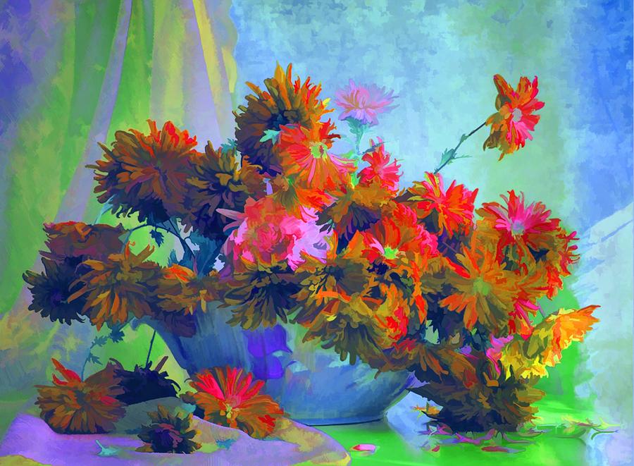 Still Life Painting - Fall Memories by Rosalina Atanasova Still Life Painting - Fall Memories by Rosalina Atanasova