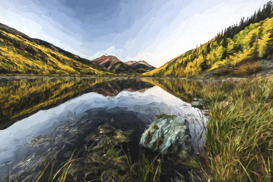 Fall Mirror II Digital Art by Jon Glaser