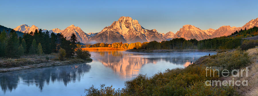 Fall Morning Reflections At Oxbow Photograph by Adam Jewell