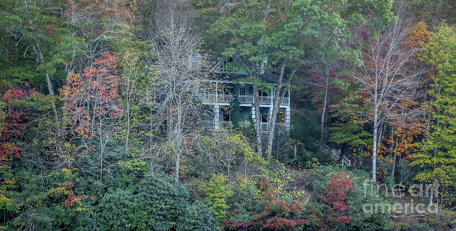 Fall Mountain Home Photograph by Tom Claud