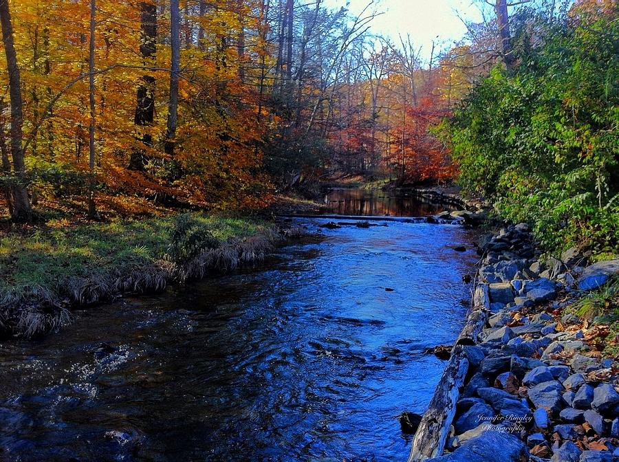 Fall Mountain Stream Photograph by Jennifer Ringley - Pixels