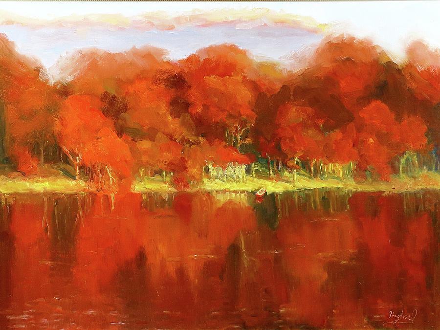 Fall Oak Trees by Mark Haglund Fall Oak Trees by Mark Haglund