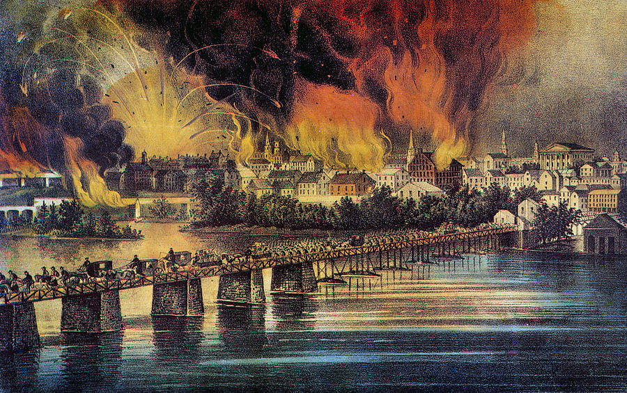 Fall Of Richmond, 1865 Photograph by Granger