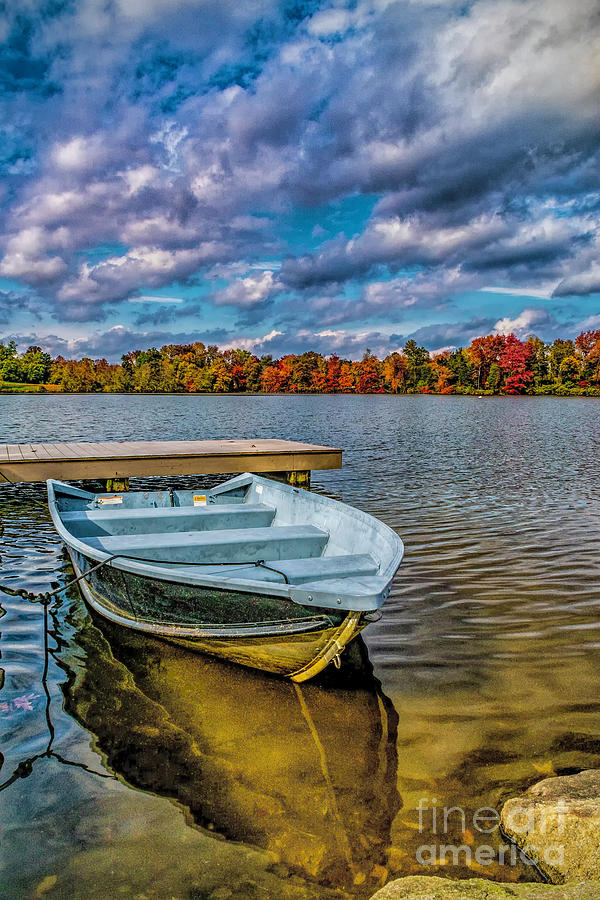 Fall on Alloway Lake Photograph by Nick Zelinsky Jr