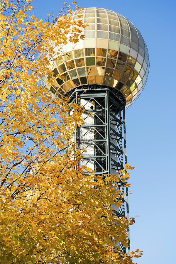 Fall on Sunsphere Photograph by Sharon Popek