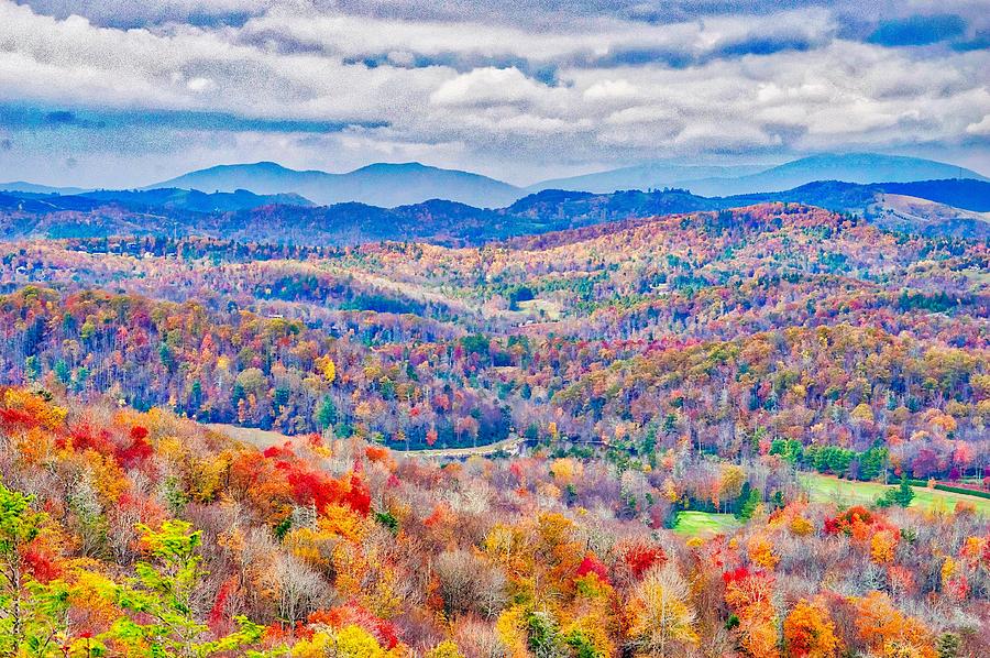 Fall on the Blue Ridge Photograph by Ches Black