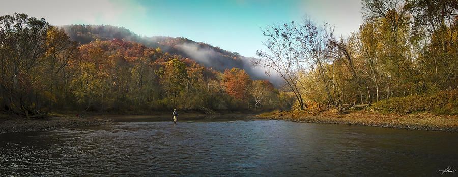 Trout Photograph - Fall on the Little Red by Phil And Karen Rispin