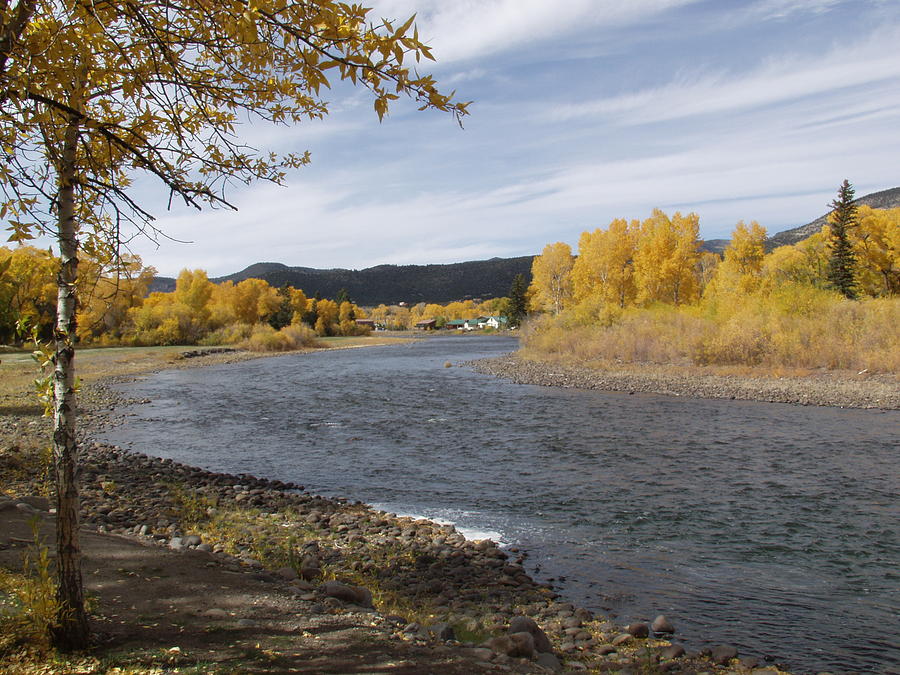 Fall on the Rio Grande Photograph by Bill Hyde