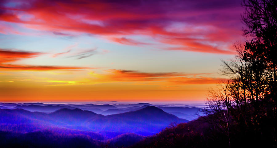 Blue Ridge Mountains Photograph - Fall On Your Knees by Karen Wiles