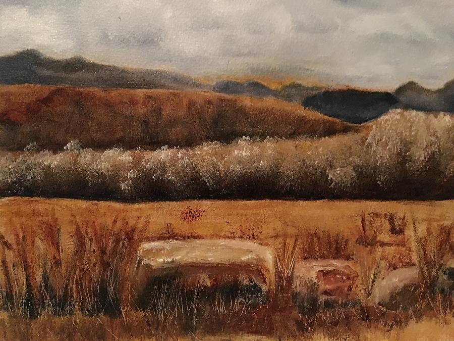 Fall Plains Painting by Sharon Schultz