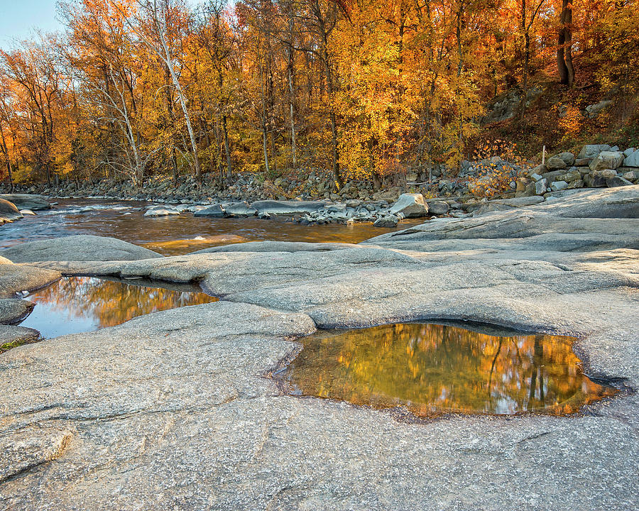 Fall Reflection Photograph by Alan Raasch