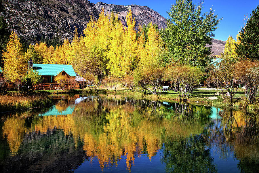 Fall Reflections at the Double Eagle Photograph by Lynn Bauer
