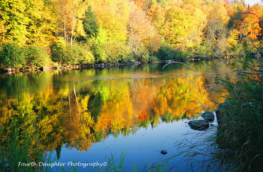Fall Reflections Photograph by Diane Shirley