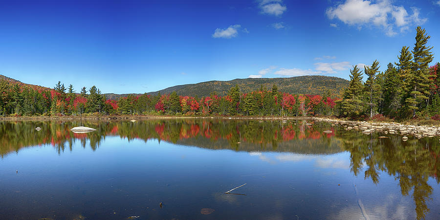 Fall Reflections in the White Mountains Photograph by John Haldane
