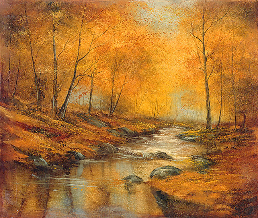 Fall Reflections Painting by Lynne Pittard