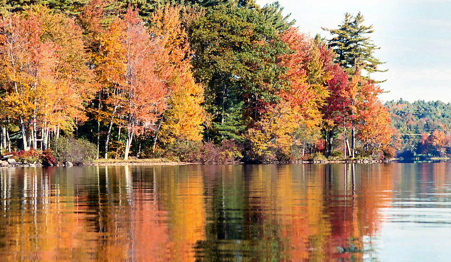 Fall Reflections Photograph by Sandra Huston