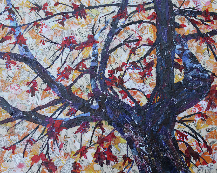 Fall Remmants  Painting by Jenny Armitage