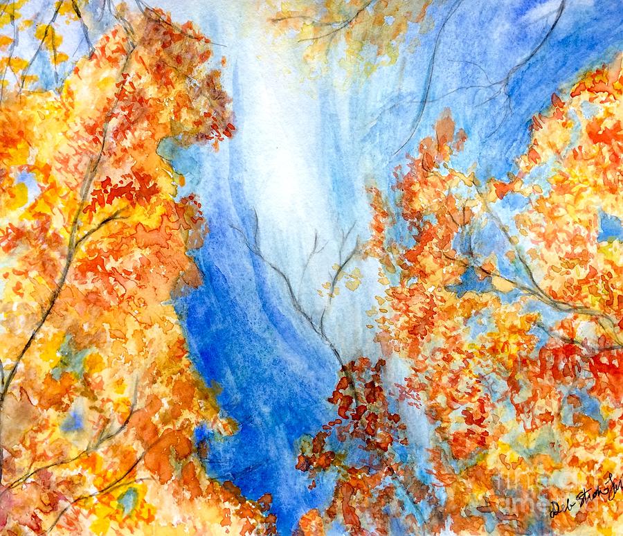Fall Splendor Painting by Deb Stroh-Larson