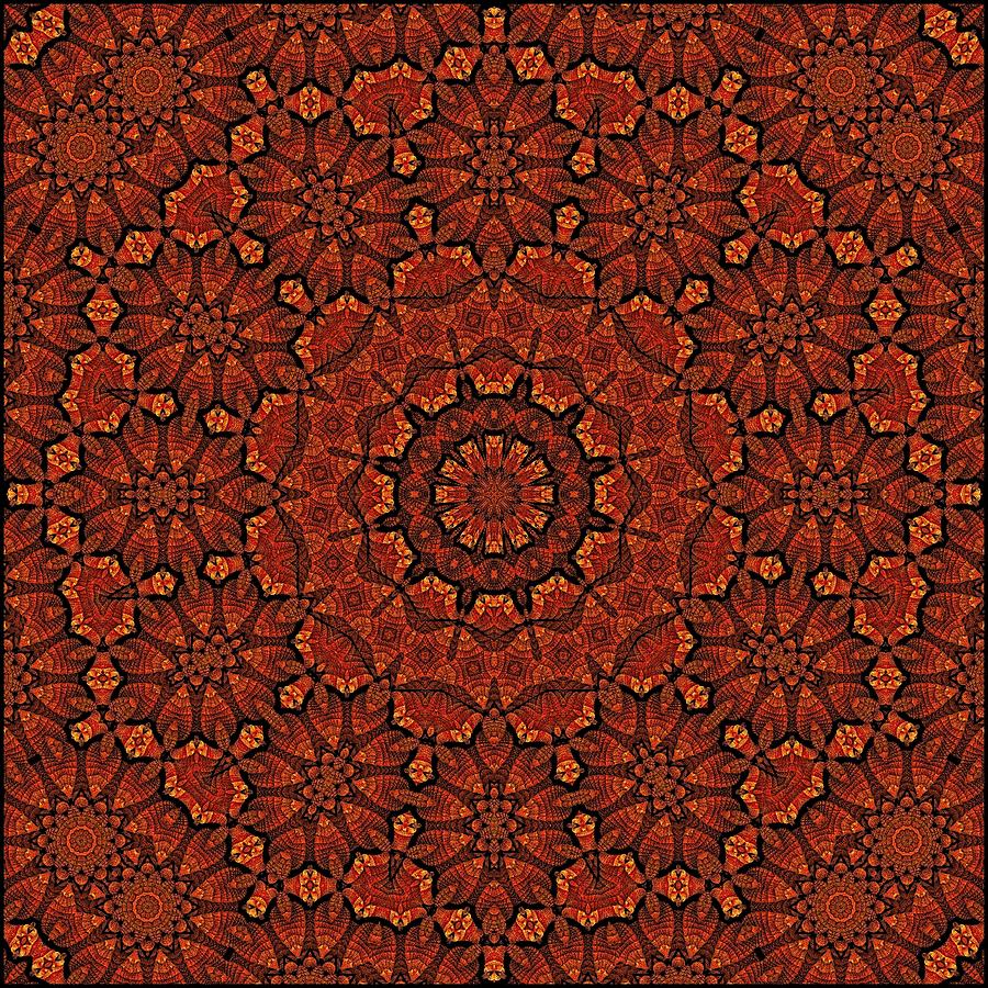 Fall Splendor Mandala Digital Art by Doug Morgan