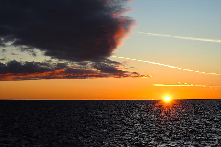 Fall Sunrise on Lake Superior Photograph by Hella Buchheim