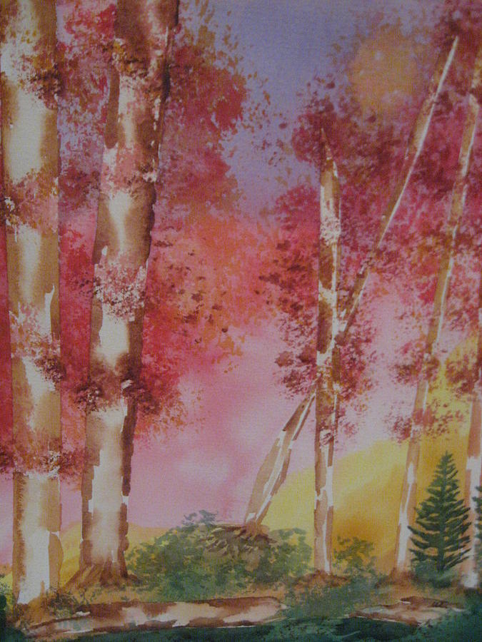 Fall Sunshine Painting by Warren Thompson