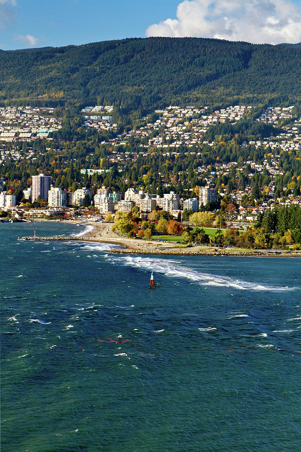 Fall View of West Vancouver Photograph by Michael Russell