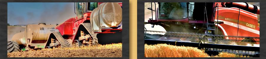 Fall Work Harvest Collage 2 Photograph by Jerry Sodorff