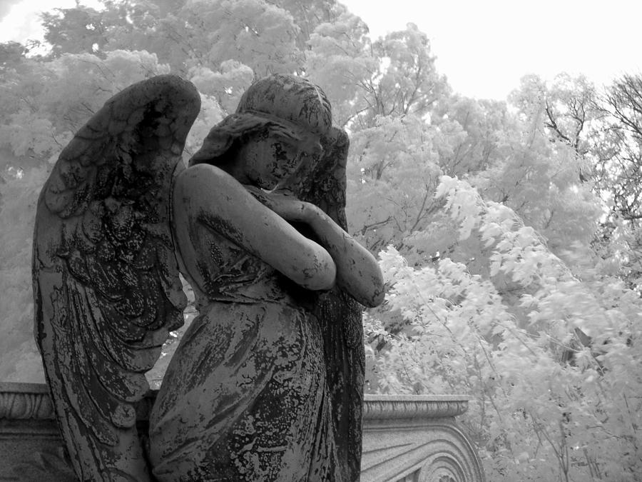Black And White Photograph - Fallen Angel by Jane Linders
