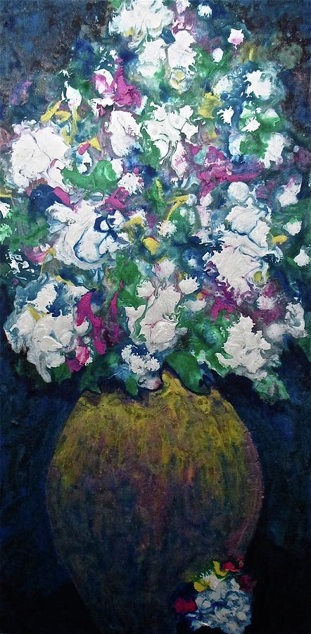 Fallen Flower Painting by Janice Nabors Raiteri