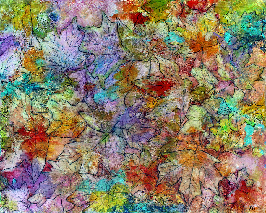 Autumn Leaves  Painting by Janet Immordino