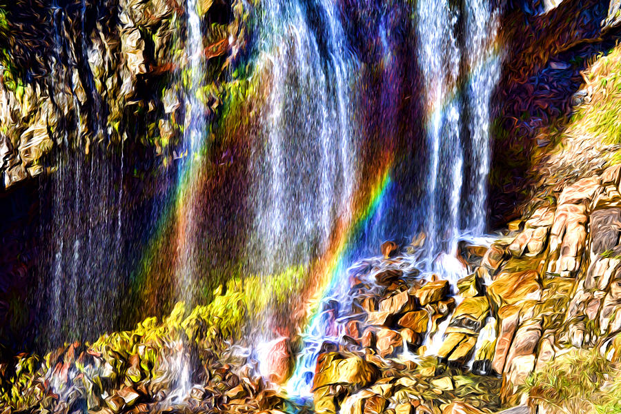 Falling Rainbows Photograph by Anthony Baatz