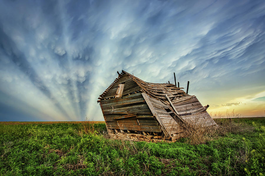 Barn Photograph - Falling Rays by Thomas Zimmerman Barn Photograph - Falling Rays by Thomas Zimmerman