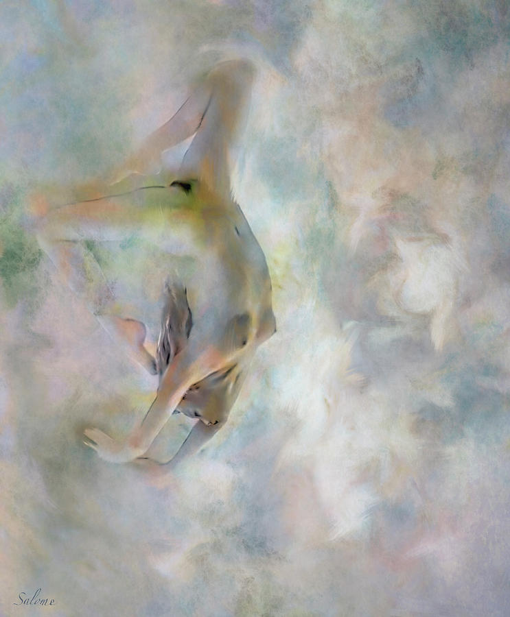 Fantasy Painting - Falling by Salome Hooper