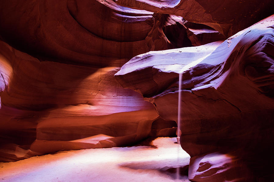 Desert Photograph - Falling Sand by Stephen Holst